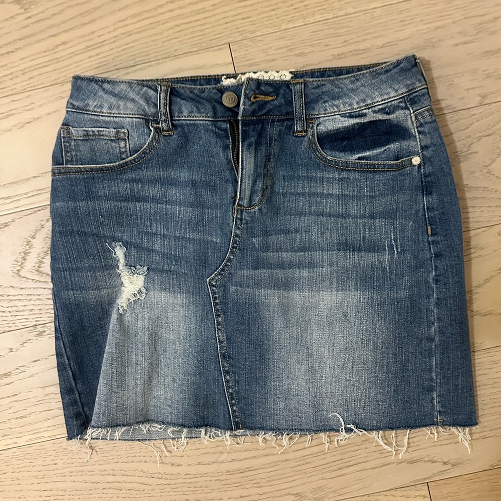 Altar’d state denim mini skirt